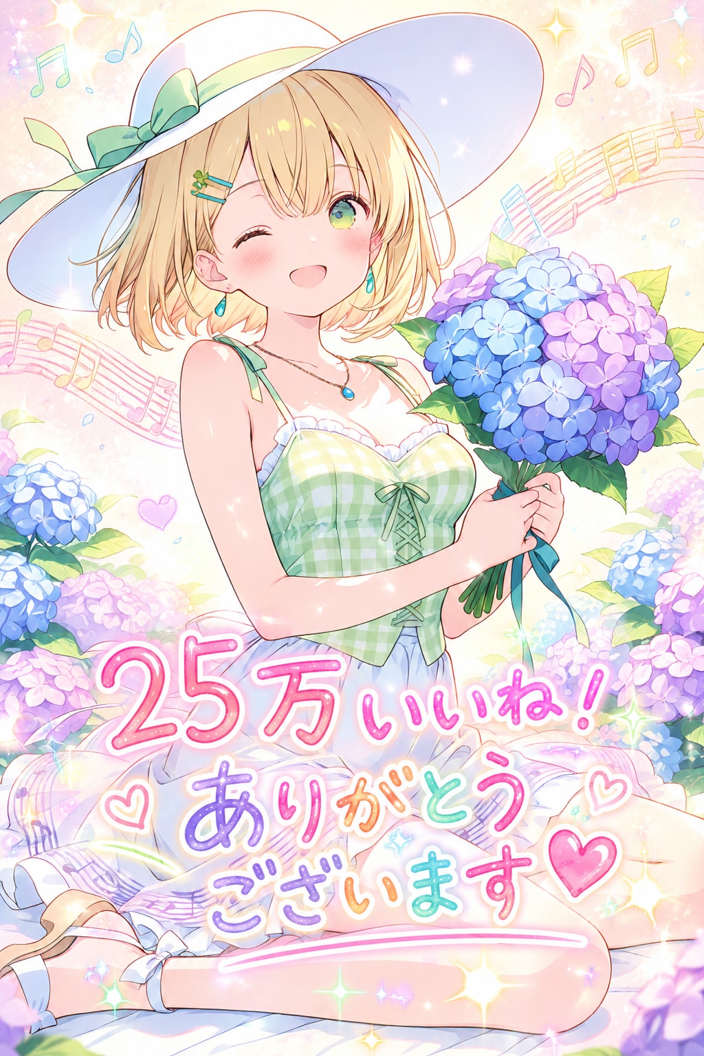 25万いいね！ありがとうございます💕