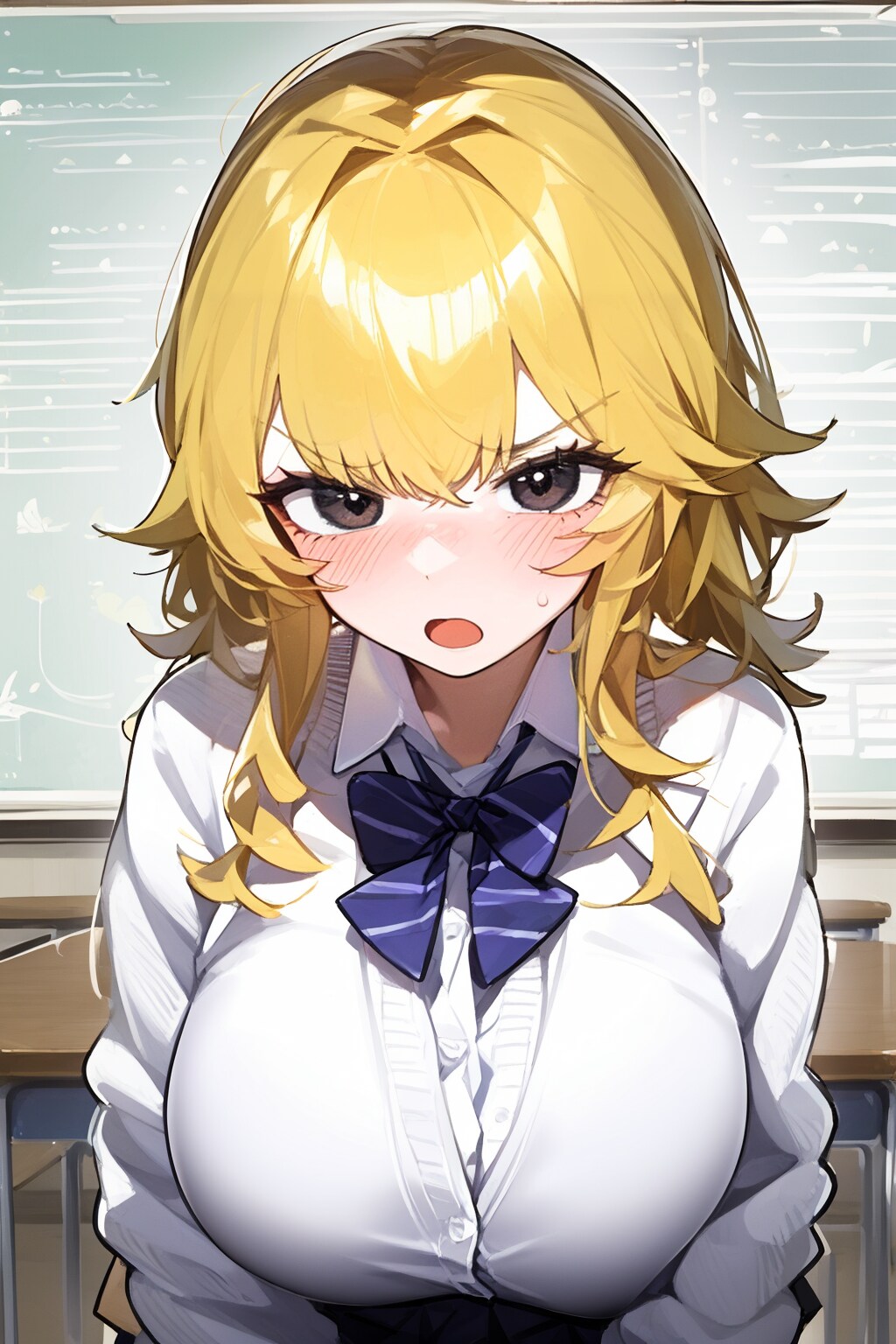 なあに、見てんのよ！