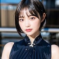 テカらせチャイナでポロリ 10枚目