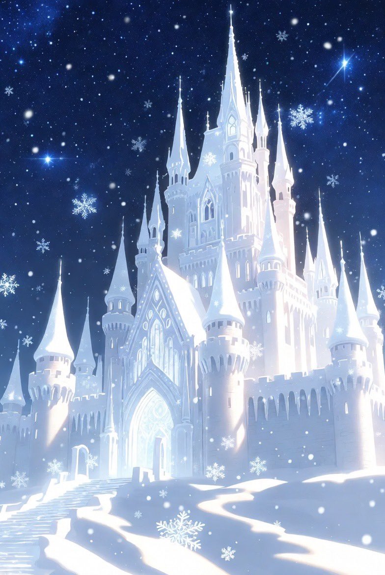 雪の城 | の人気AIイラスト・グラビア