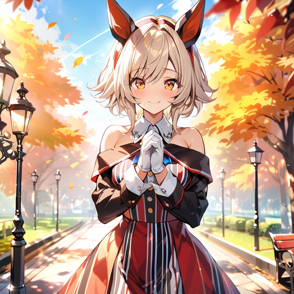 紅葉コーデのカレンチャン