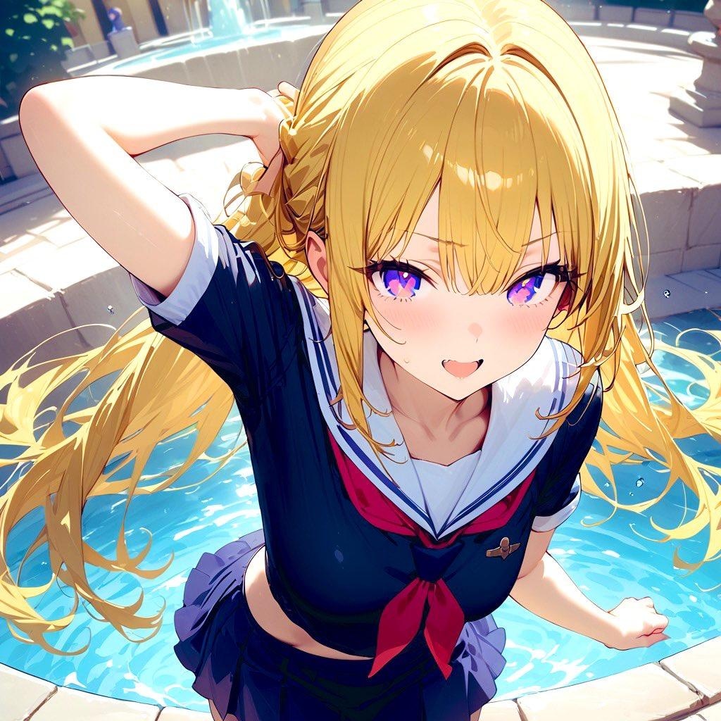 結菜(ゆな)と制服デート