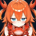 ジト目のかにすけ 2枚目