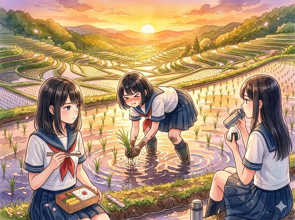 ご飯が進む光景