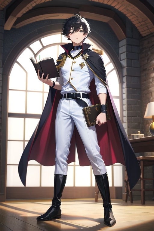 ファンタジーな洞窟地下、大きな男性学者1-6 | の人気AIイラスト・グラビア