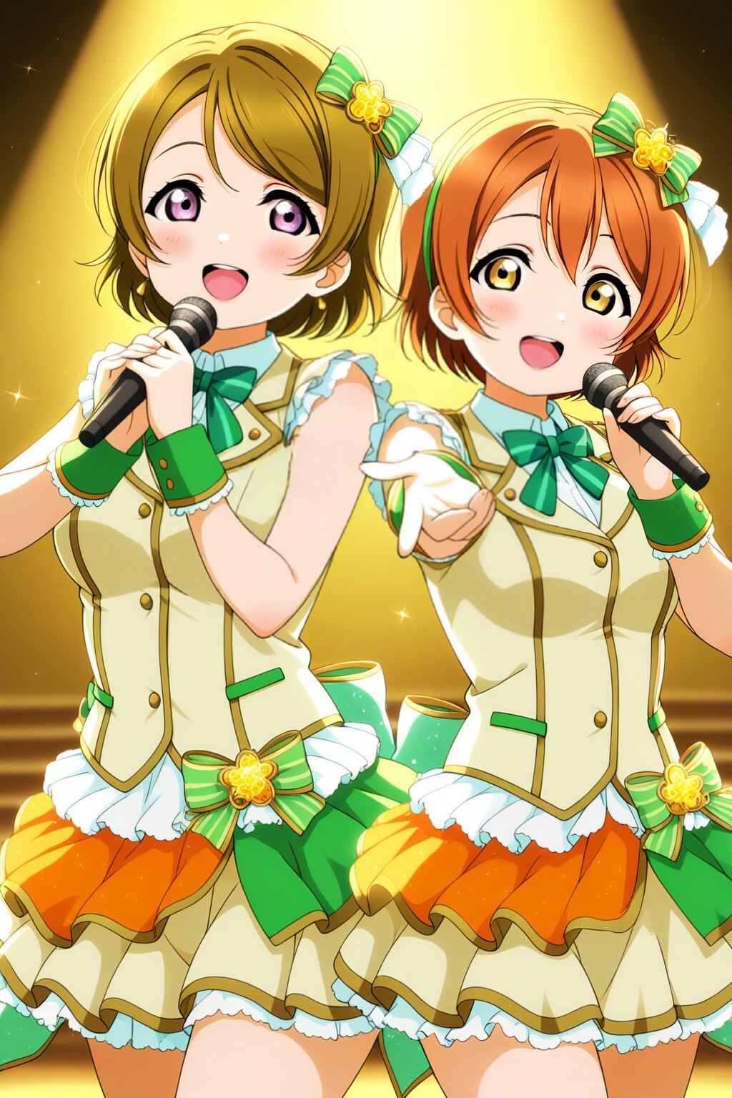 花陽＆凛の仲良しラブライブ!🎵❤️ | の人気AIイラスト・グラビア