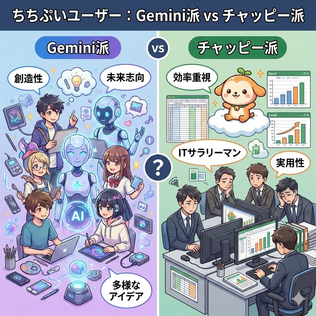 Gemini vs チャッピー | の人気AIイラスト・グラビア
