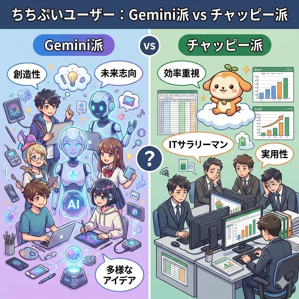 Gemini vs チャッピー