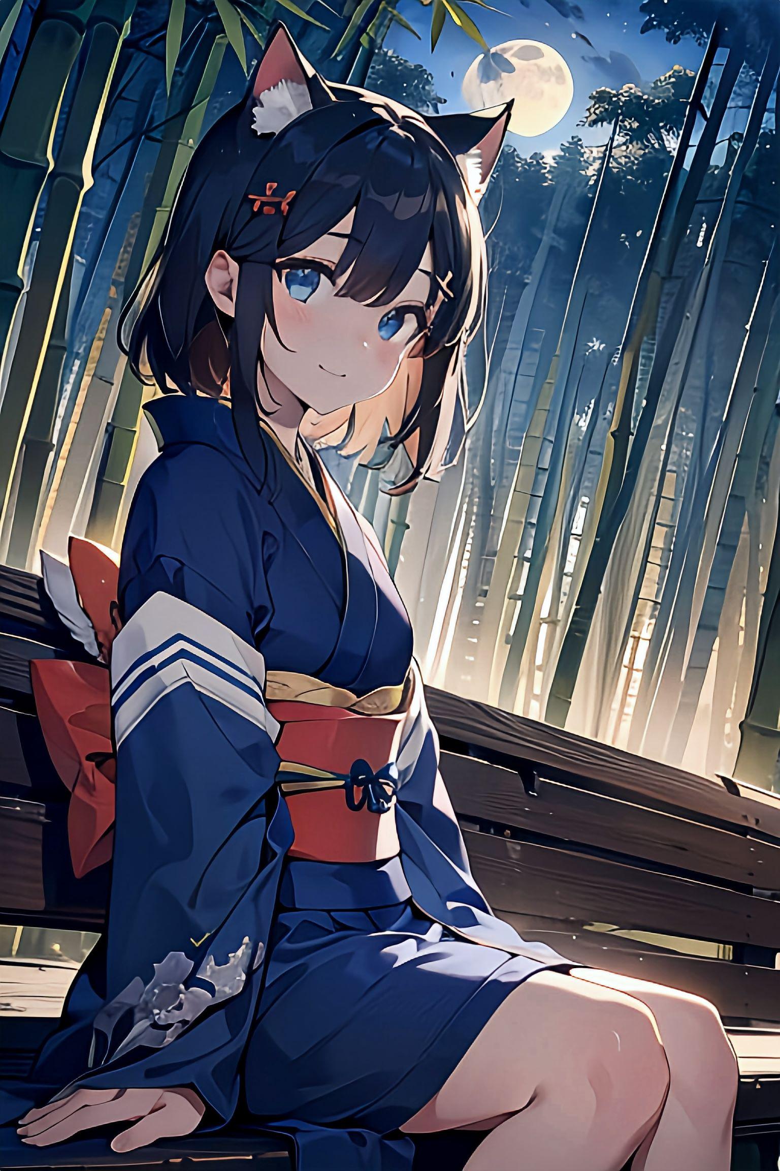 お月見しませんか | の人気AIイラスト・グラビア