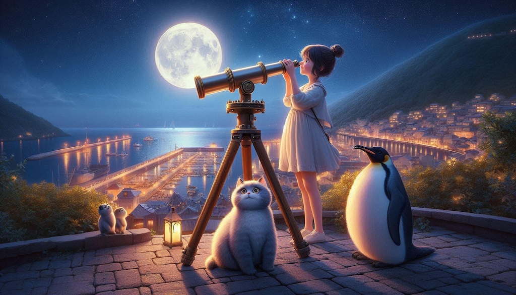 ４『お月様こんばんは。』