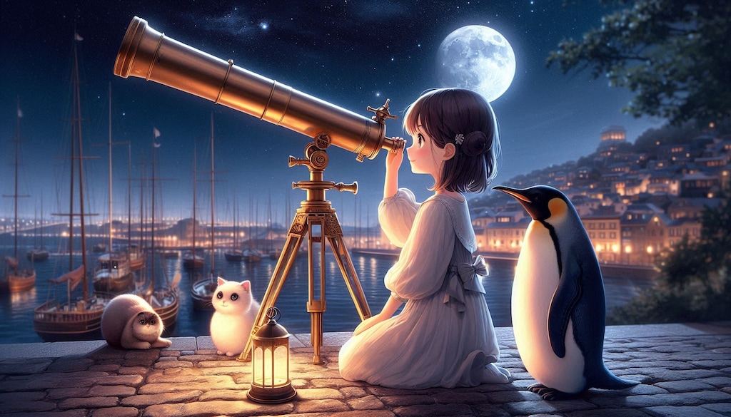 ４『お月様こんばんは。』