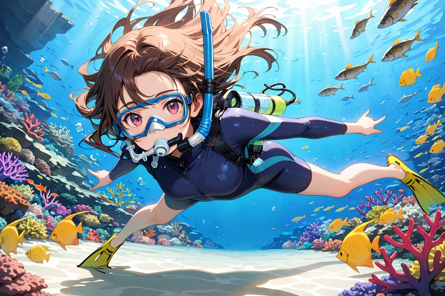スキューバダイビング | の人気AIイラスト・グラビア