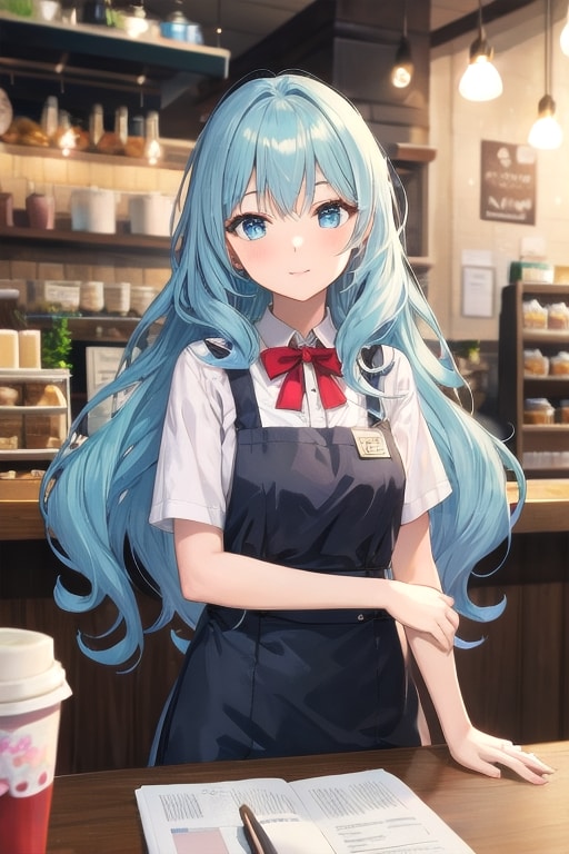 カフェ店員