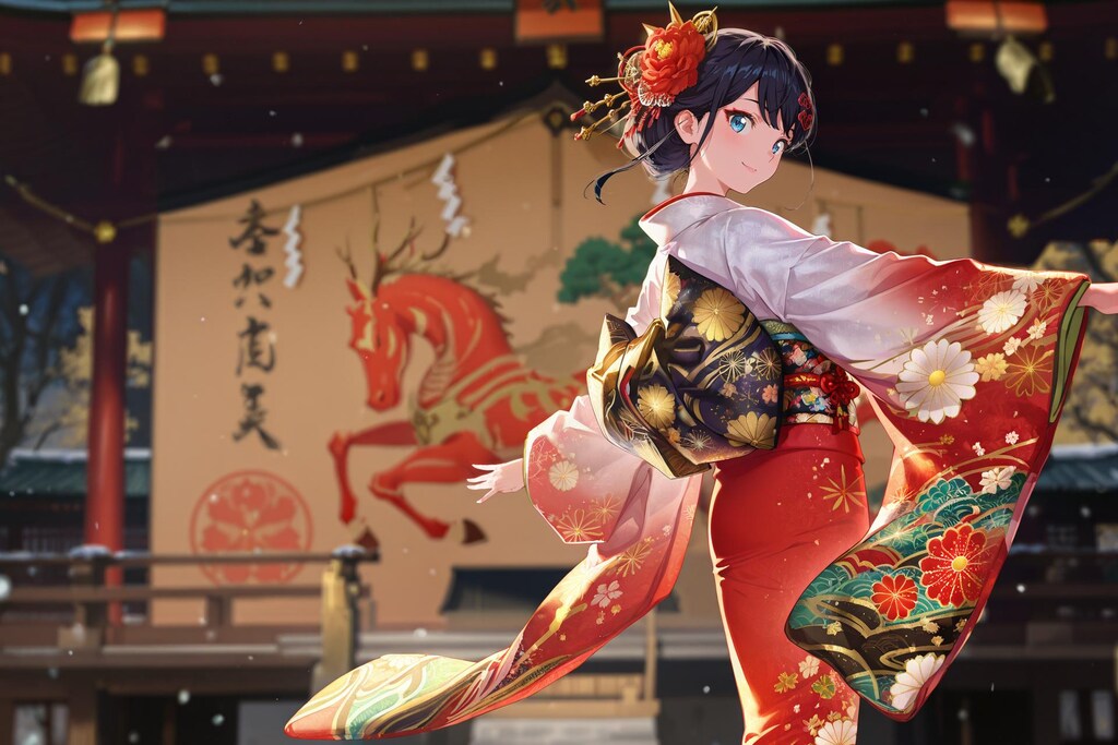 2026年１月カレンダー（横Ver）