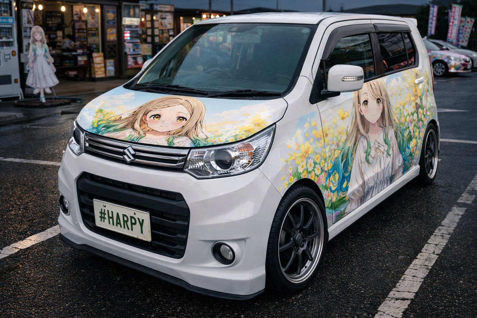HARPYちゃんの痛車🚙 | の人気AIイラスト・グラビア