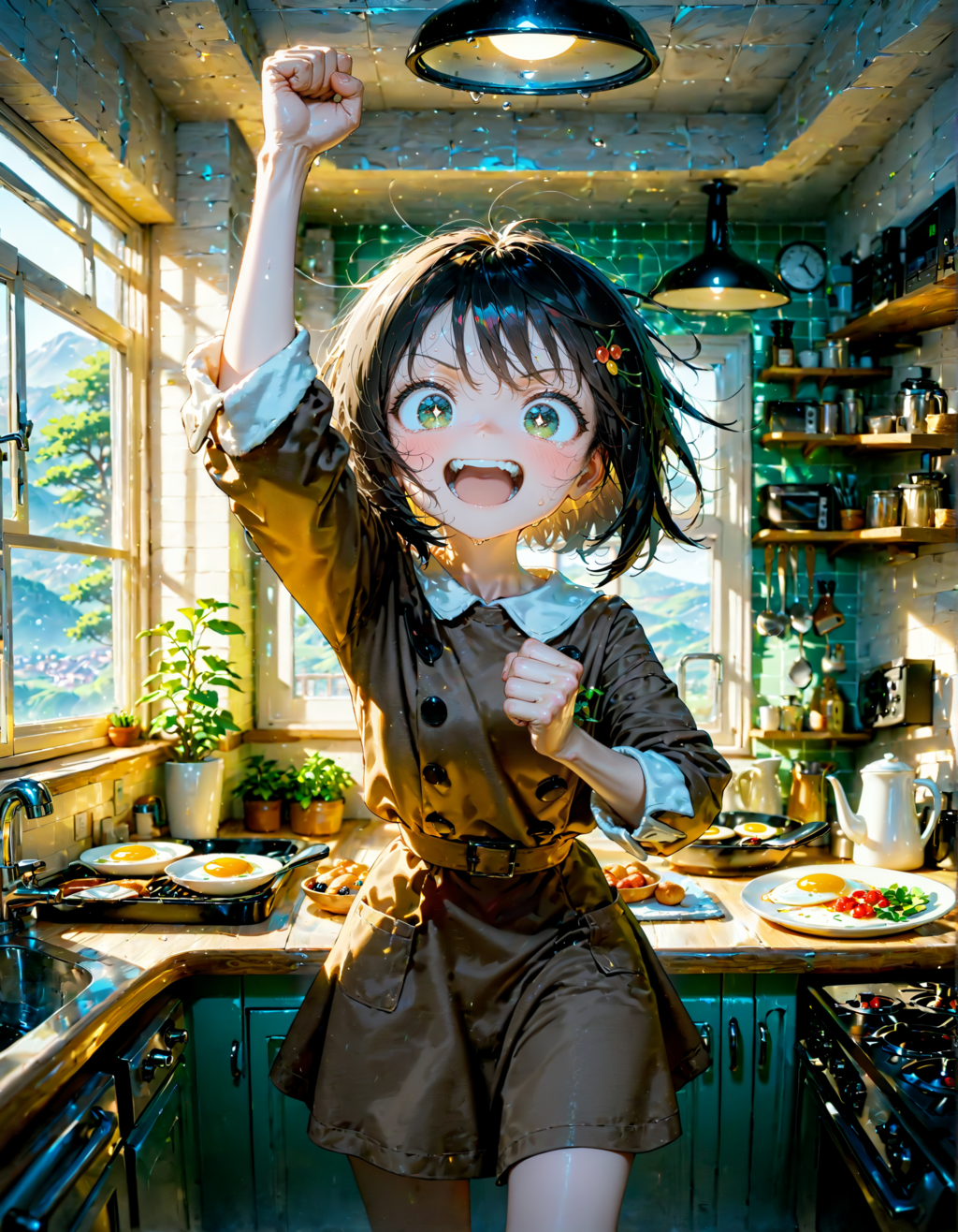 今日はガッツポーズの日。しっかりいい朝食の日　その５