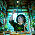 今日はガッツポーズの日。しっかりいい朝食の日　その５ 5枚目