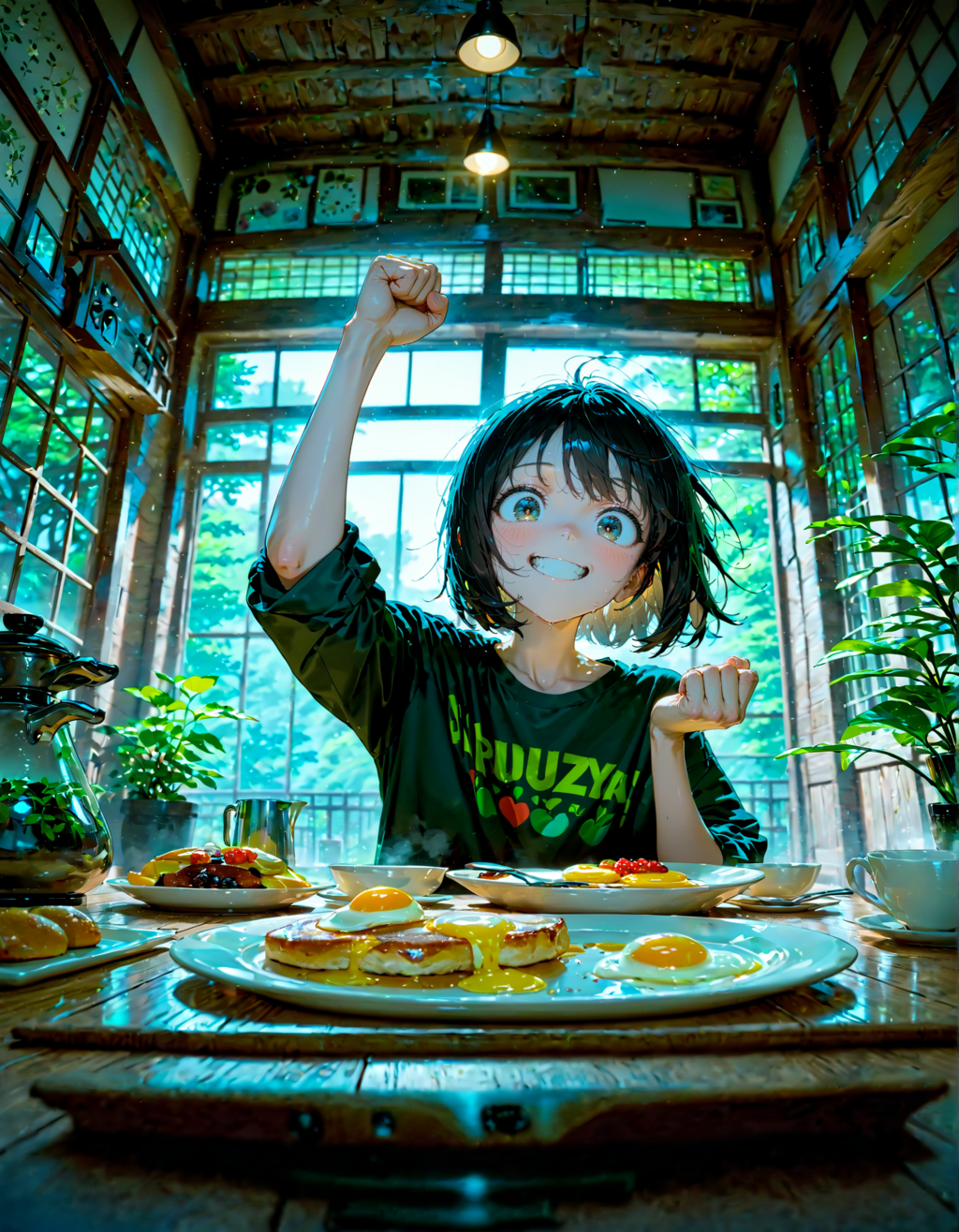 今日はガッツポーズの日。しっかりいい朝食の日　その５