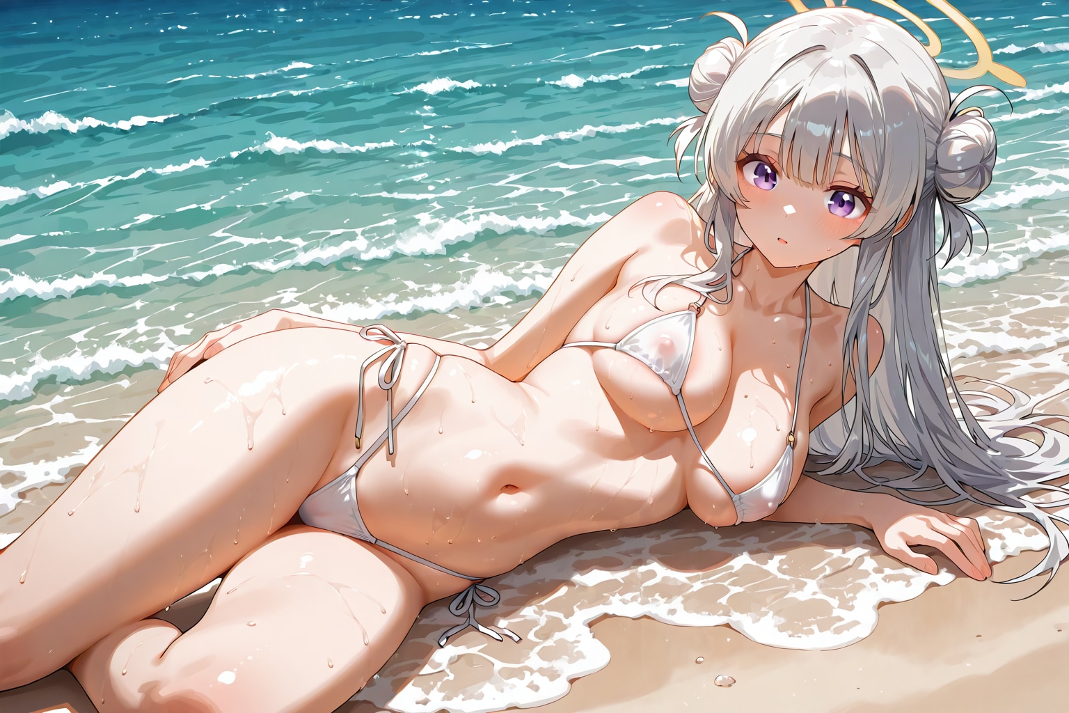 「泳がないの？」②