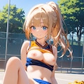 おっぱい出して応援 2枚目