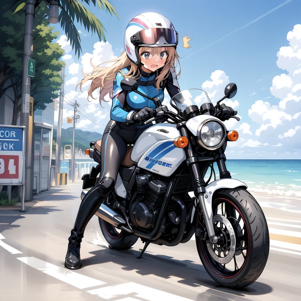 真夏日のツーリング