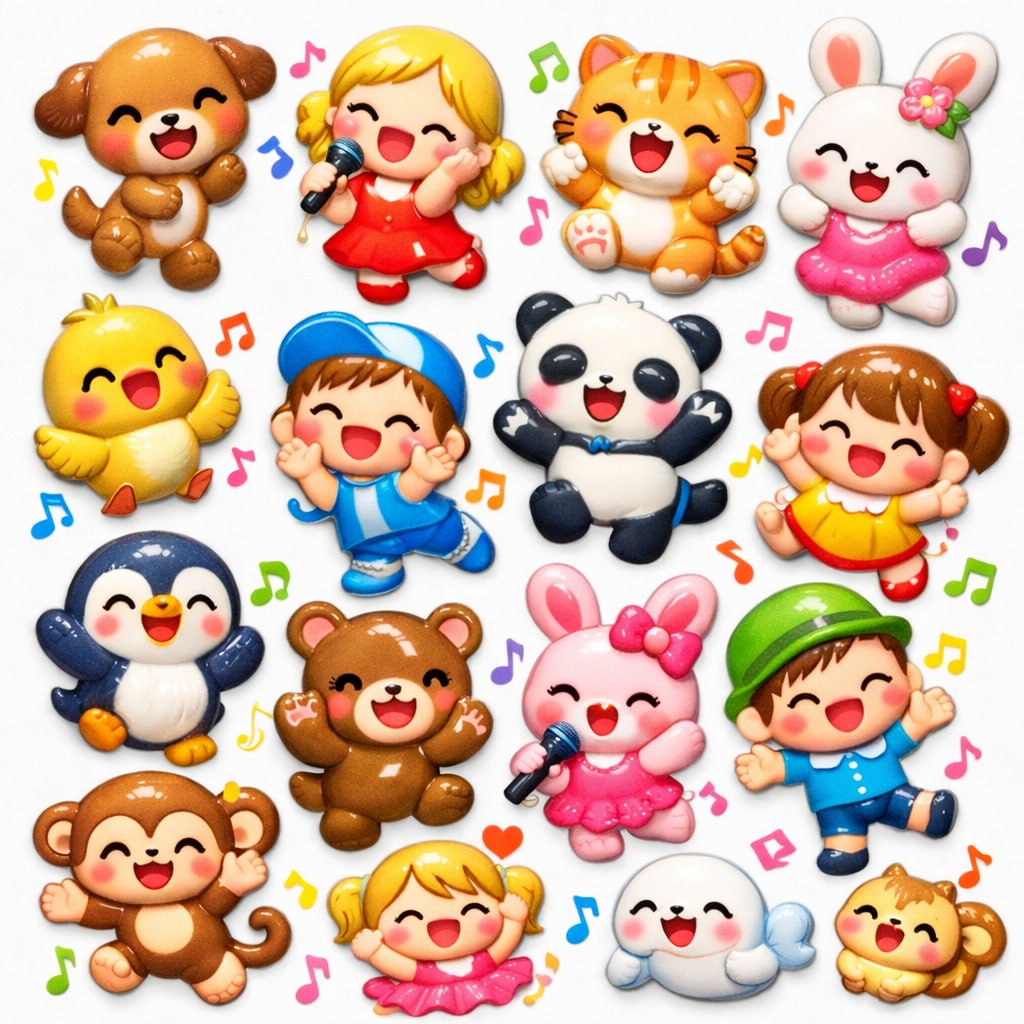 立体シール風 | の人気AIイラスト・グラビア