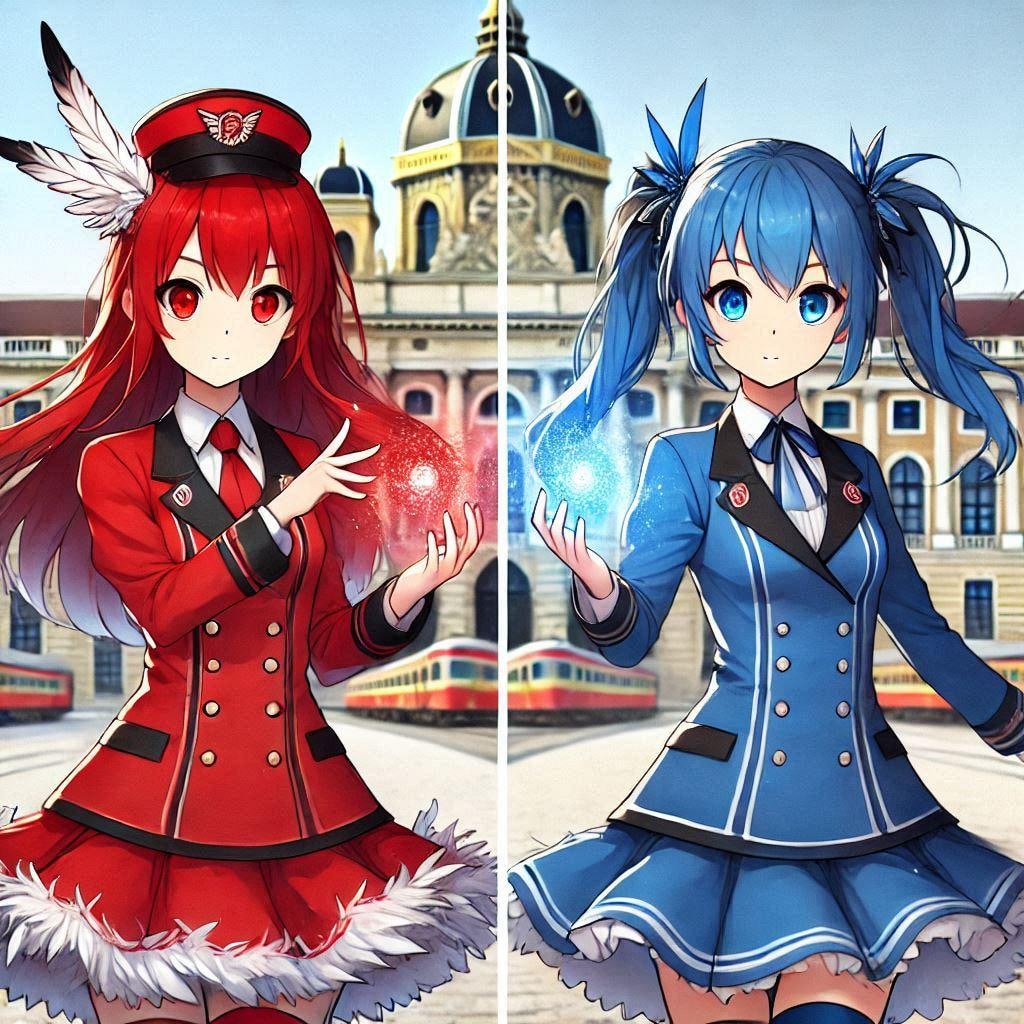 鉄道系魔法少女イオニア＆ラーラ　海外旅行中♪・・・147