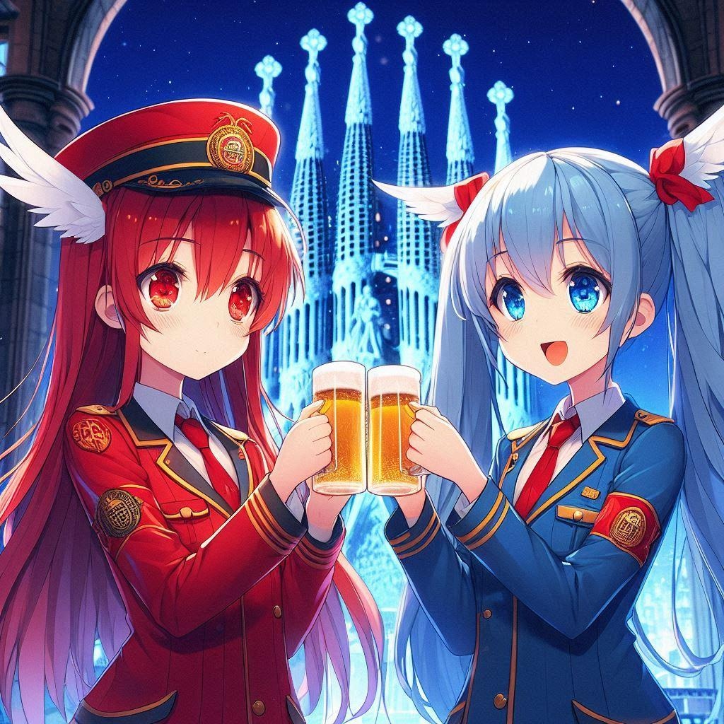 鉄道系魔法少女イオニア＆ラーラ　海外旅行中♪・・・147