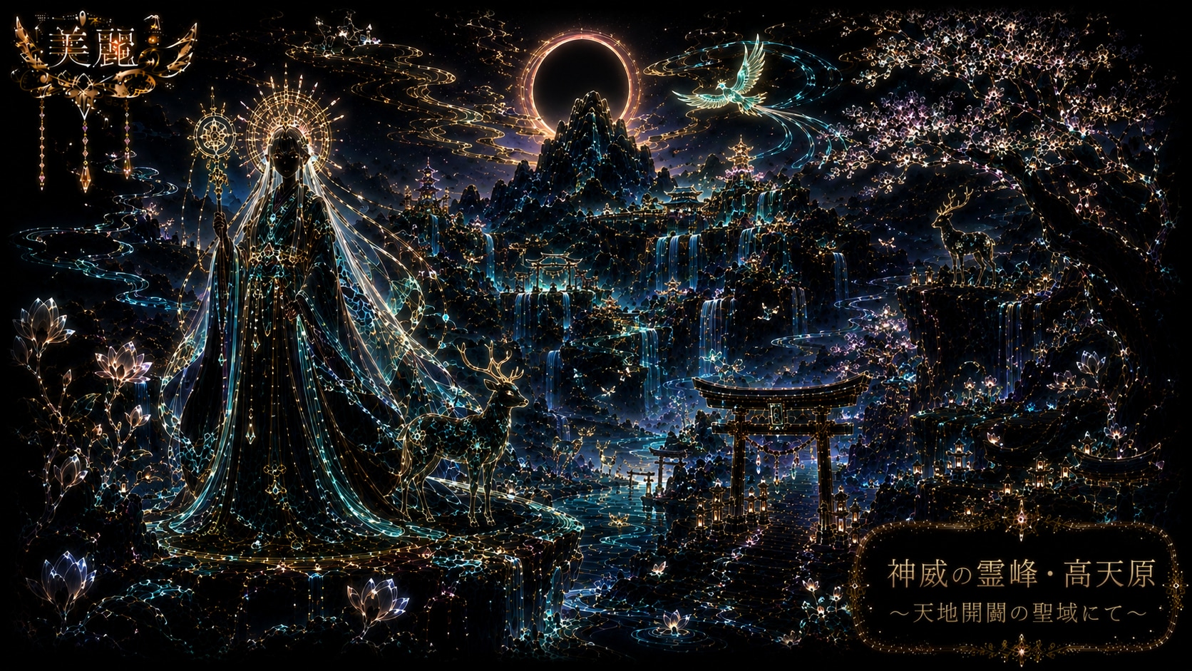 Beautiful Silhouette Art & Glowing Line Art / 美麗影絵・発光ラインアート #patreon #ChatGPT #customGPT #GPTs  #美麗 | の人気AIイラスト・グラビア