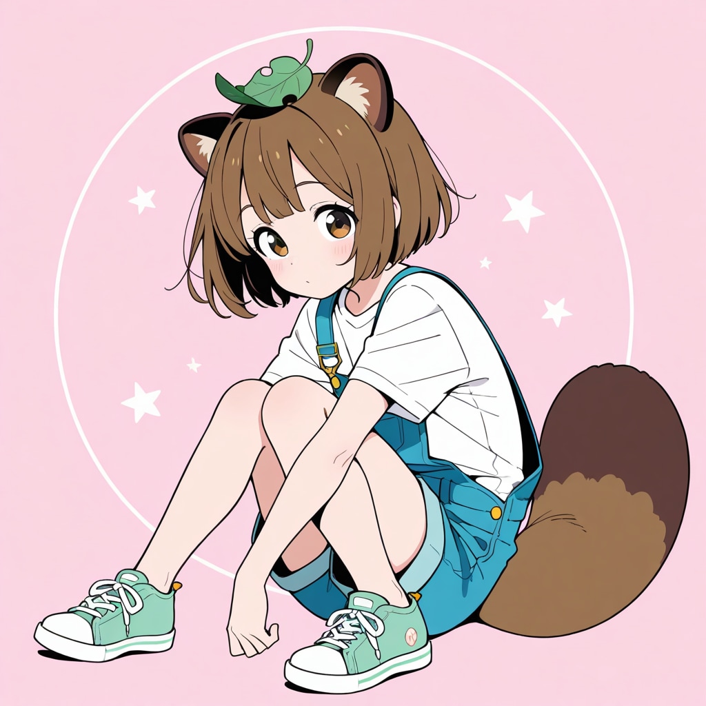 【FA御礼】マメタヌキちゃんとツーショット🌿