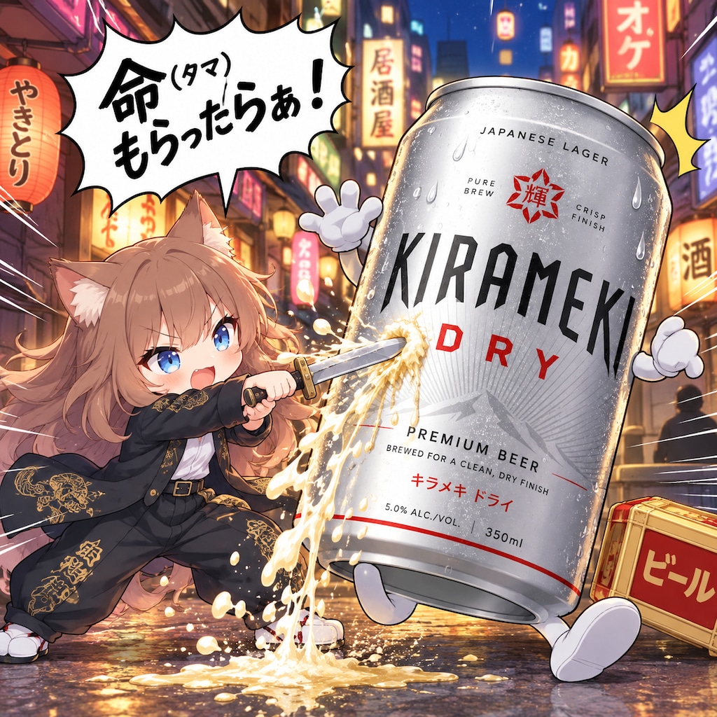 鉄砲玉の小さな女の子