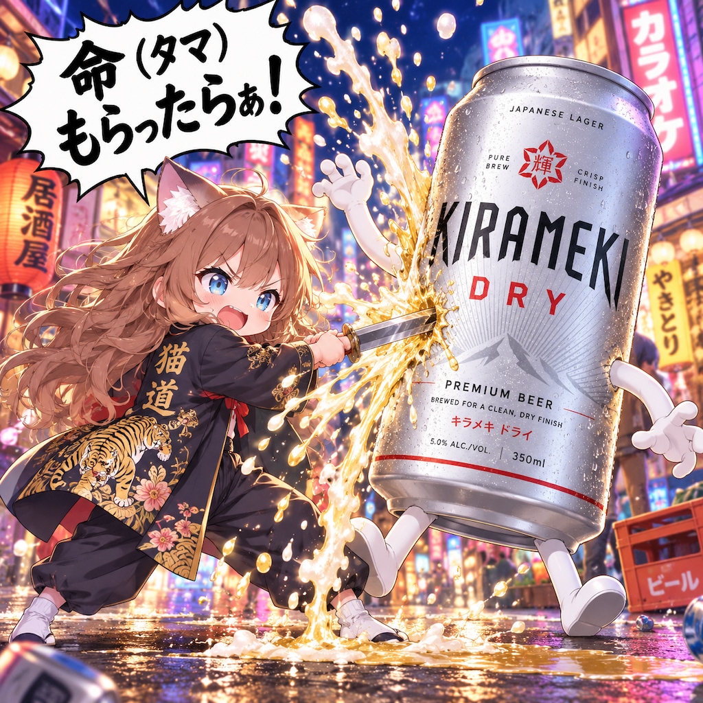 鉄砲玉の小さな女の子