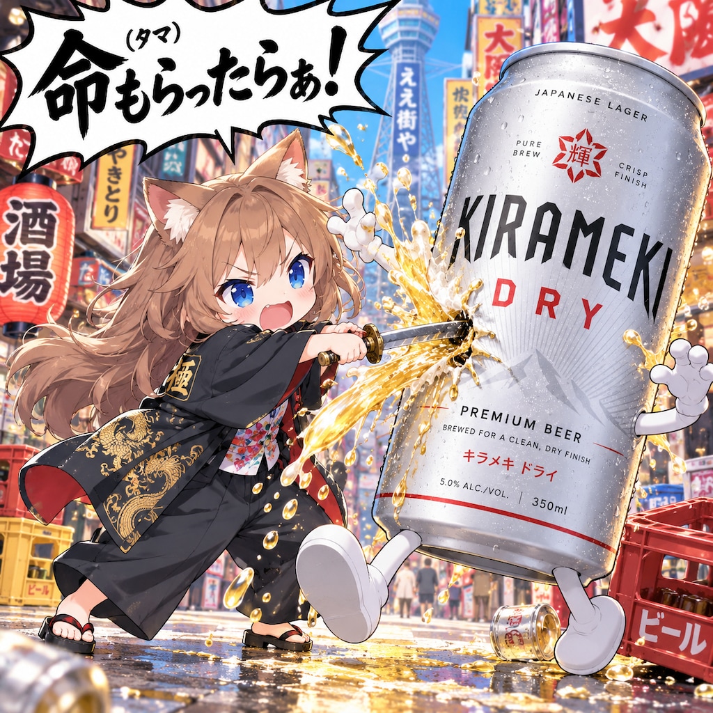 鉄砲玉の小さな女の子