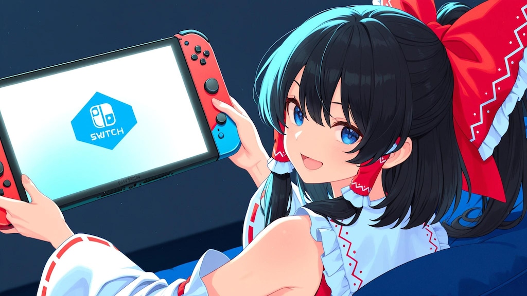 博麗霊夢とゲーム機
