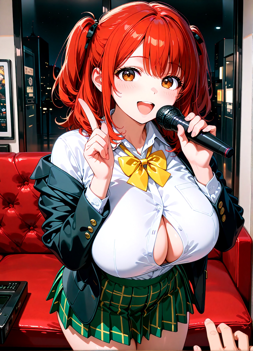 熱唱する焔崎千尋さん（よその子）