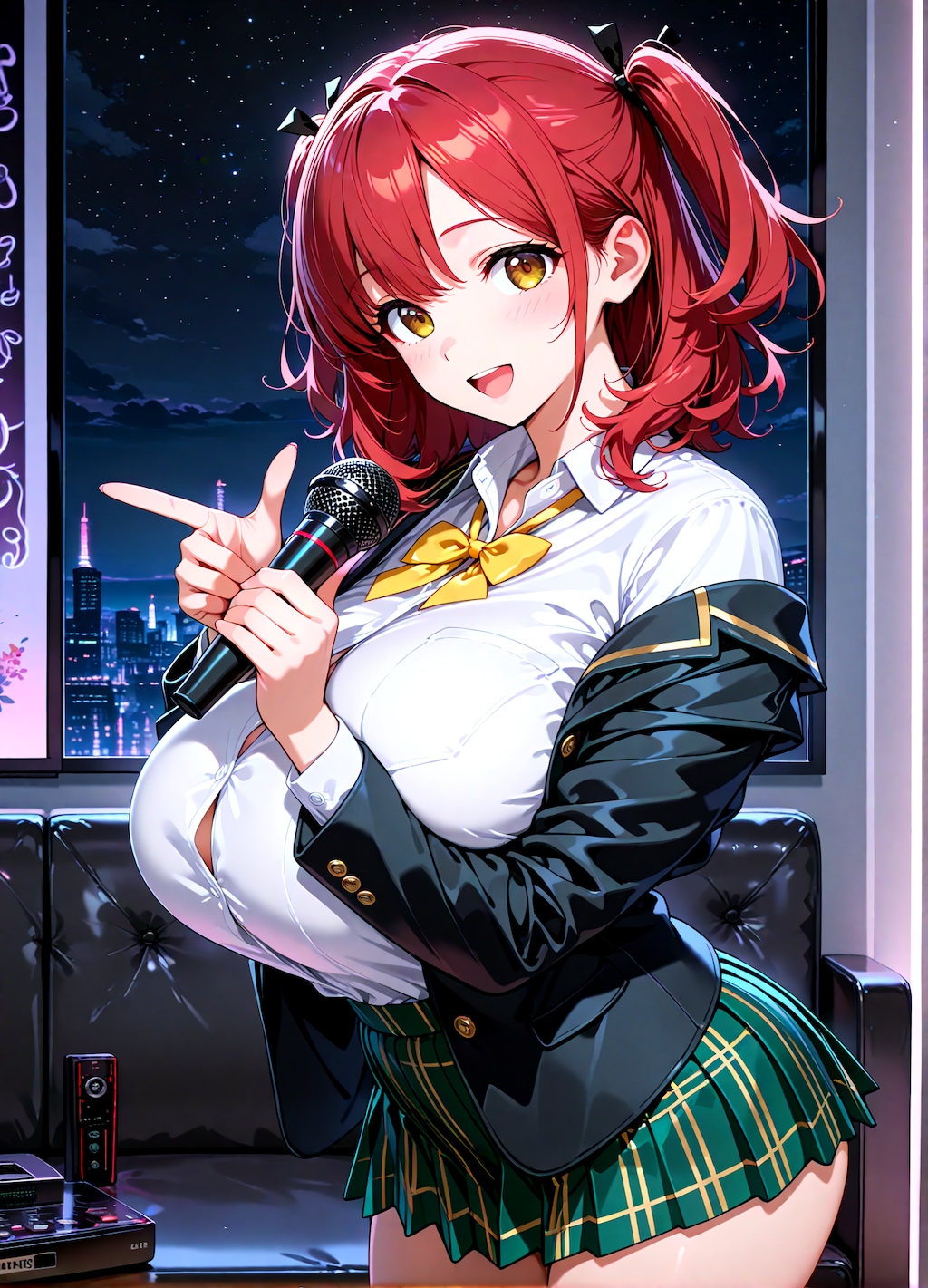 熱唱する焔崎千尋さん（よその子）