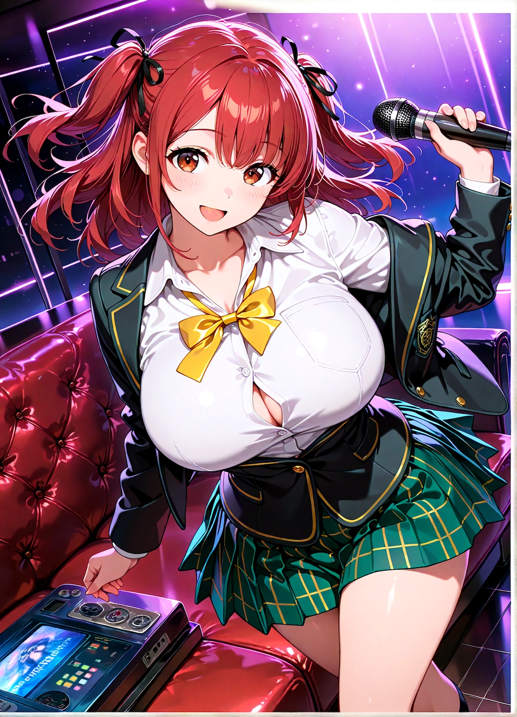 熱唱する焔崎千尋さん（よその子）