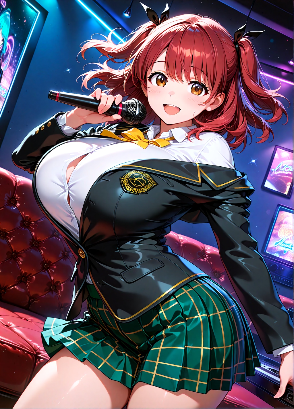 熱唱する焔崎千尋さん（よその子）