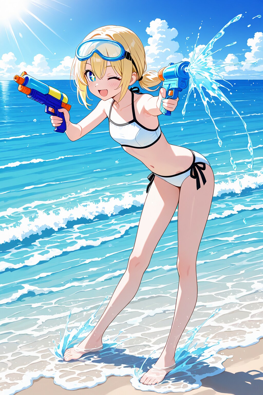 実験開始！真夏の水戦争