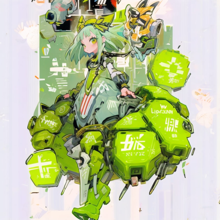 Girl and Robot1027 | の人気AIイラスト・グラビア