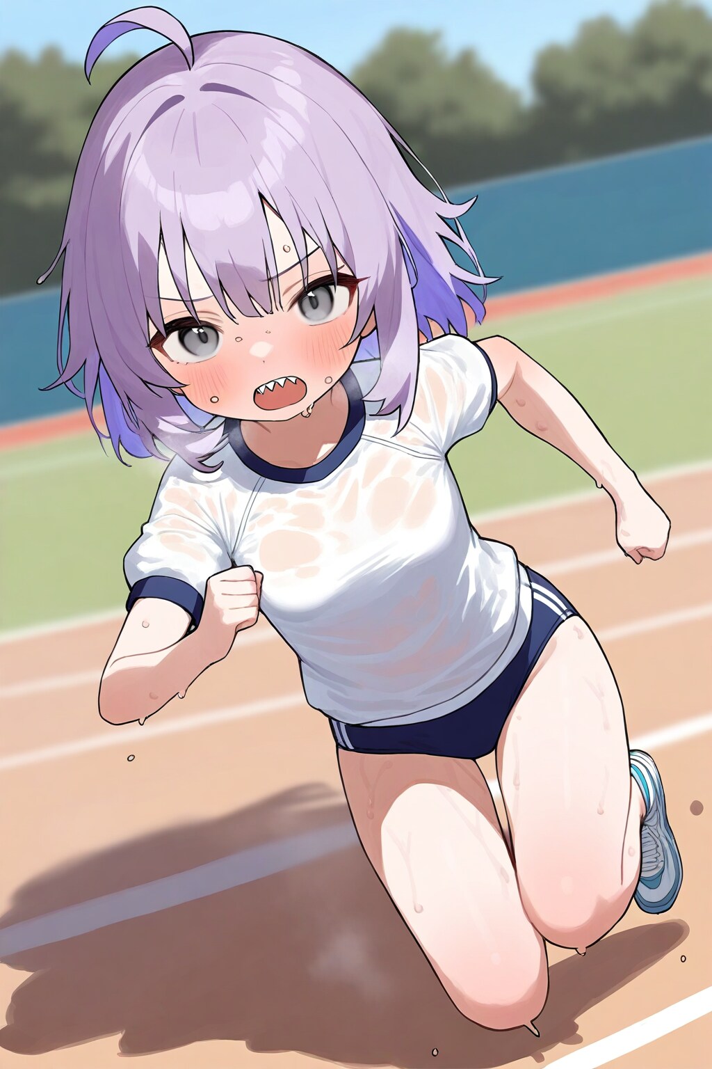 必死に頑張る