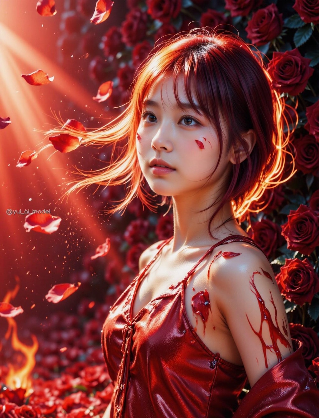 真っ赤 beauty-574