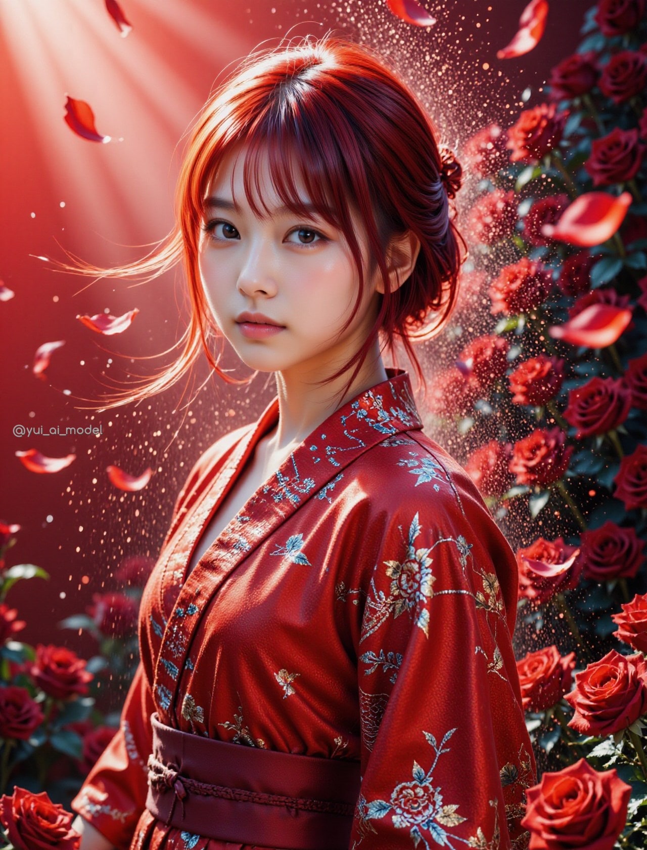 真っ赤 beauty-574 | の人気AIイラスト・グラビア