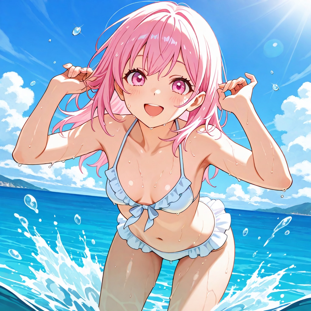 水遊び