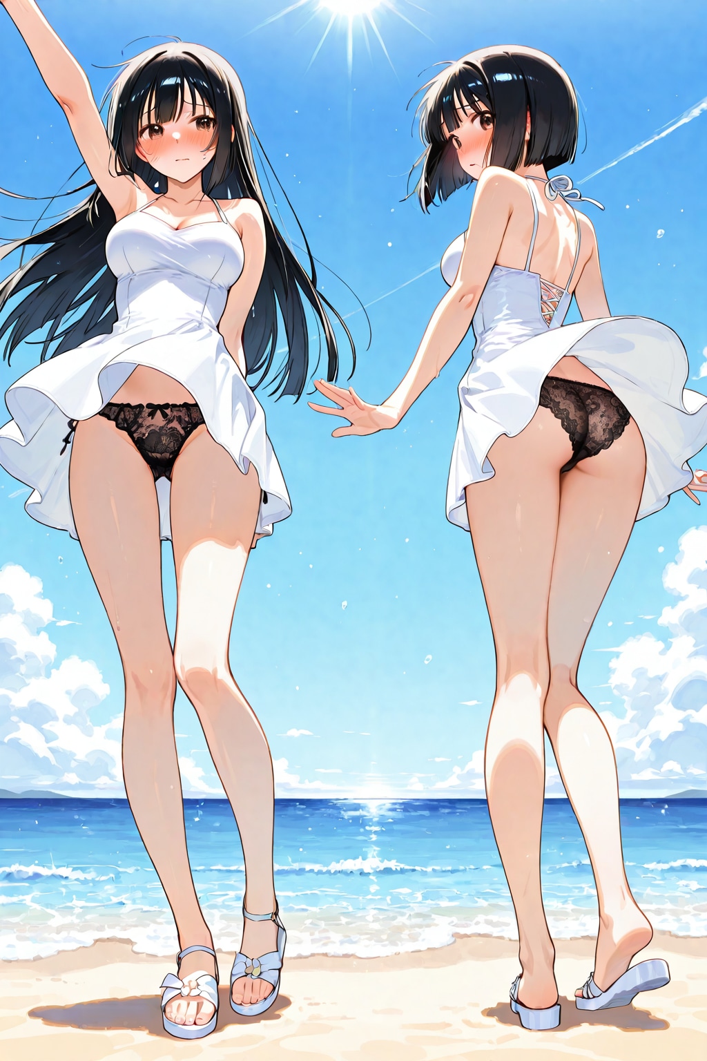 理想の夏コーデに参戦する無防備ちゃんズ