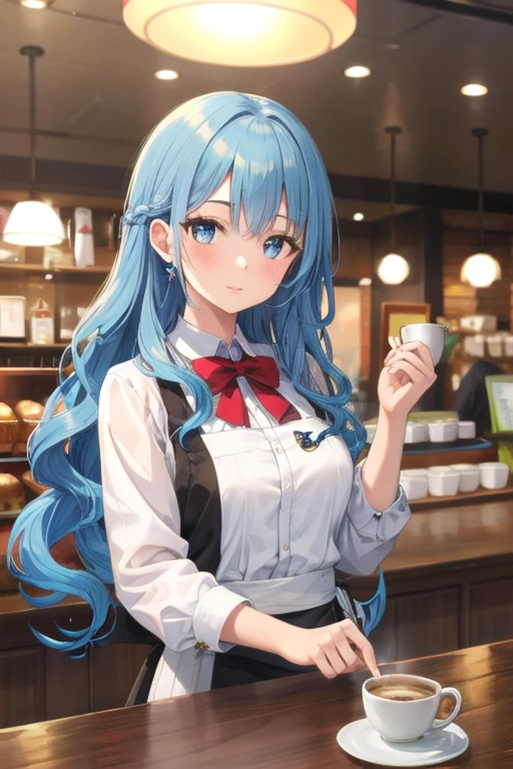 カフェ店員