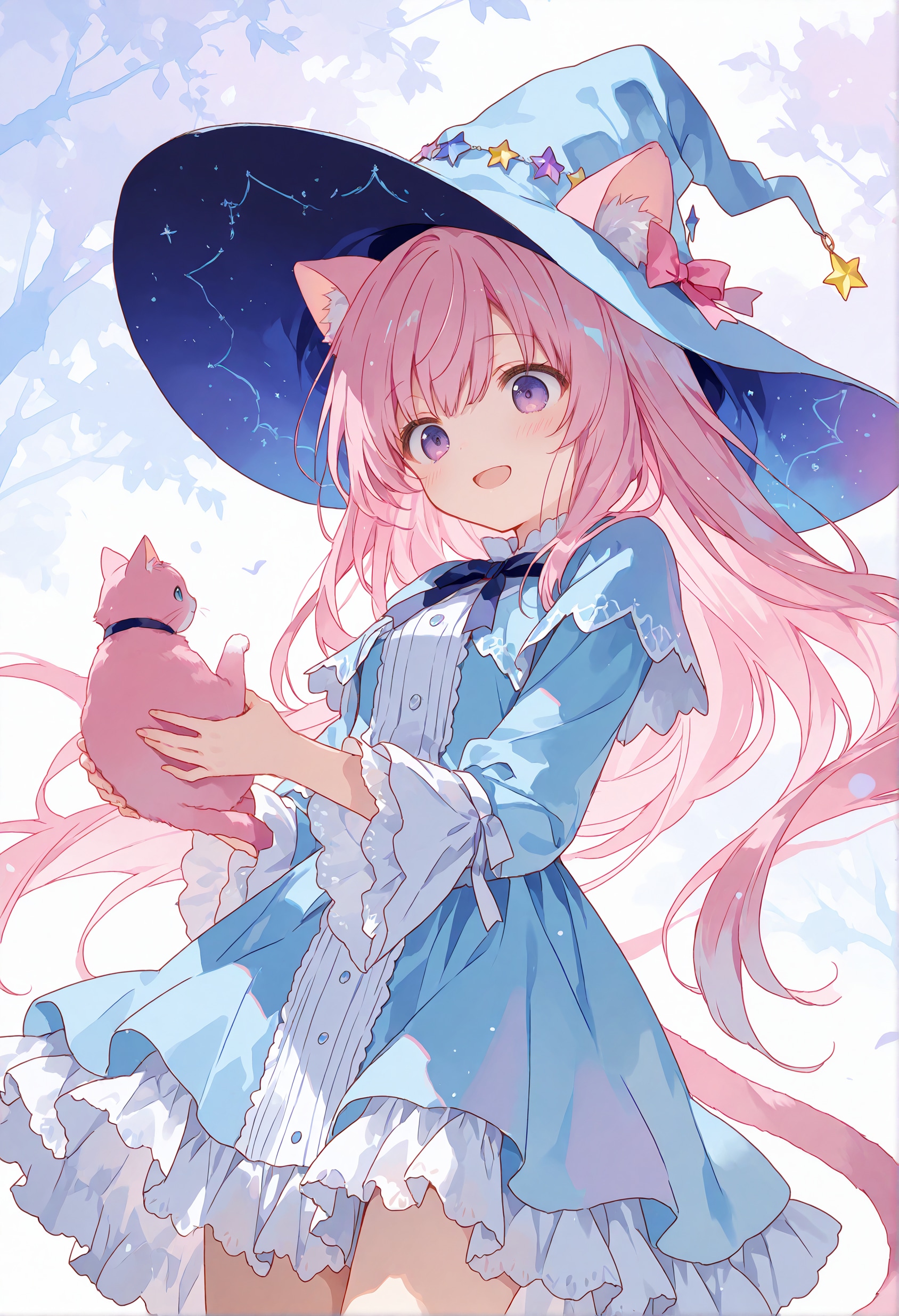 猫耳セレスティアルと猫 09 | の人気AIイラスト・グラビア