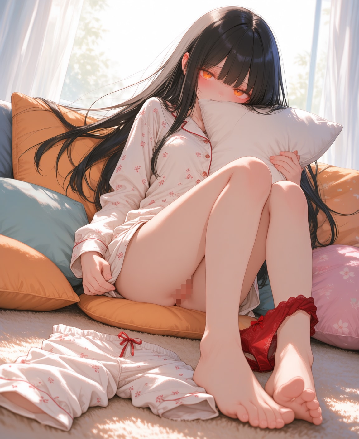 パンツも脱いでもらった