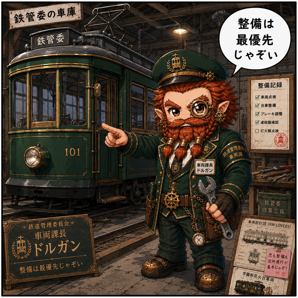 聖薔薇学園編〜鉄道管理委員会ドルガン車両課長〜