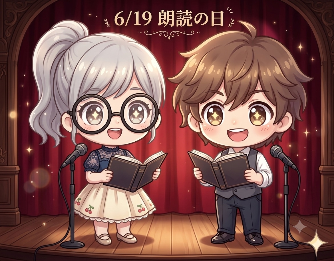 今日は「朗読の日」